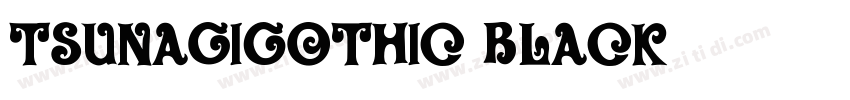 TsunagiGothic Black字体转换 TsunagiGothic Black字体转换